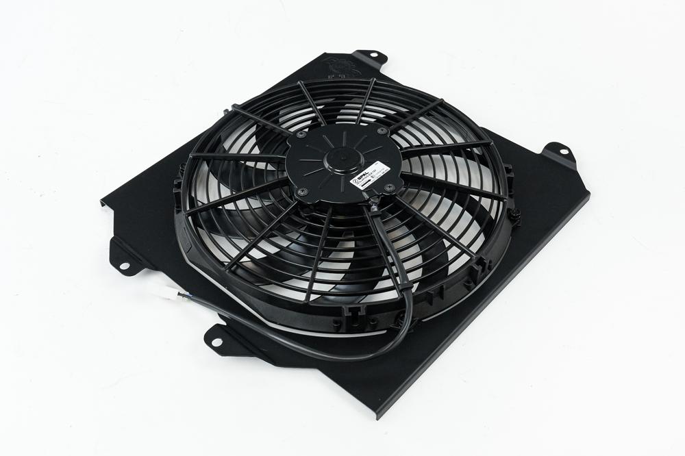 CSF 92-00 Civic All-Aluminum Fan Shroud w/ 12-inch SPAL Fan - Black