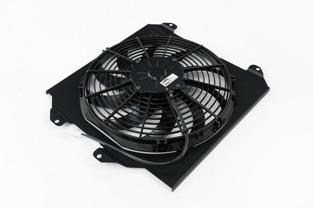 CSF 92-00 Civic All-Aluminum Fan Shroud w/ 12-inch SPAL Fan - Black