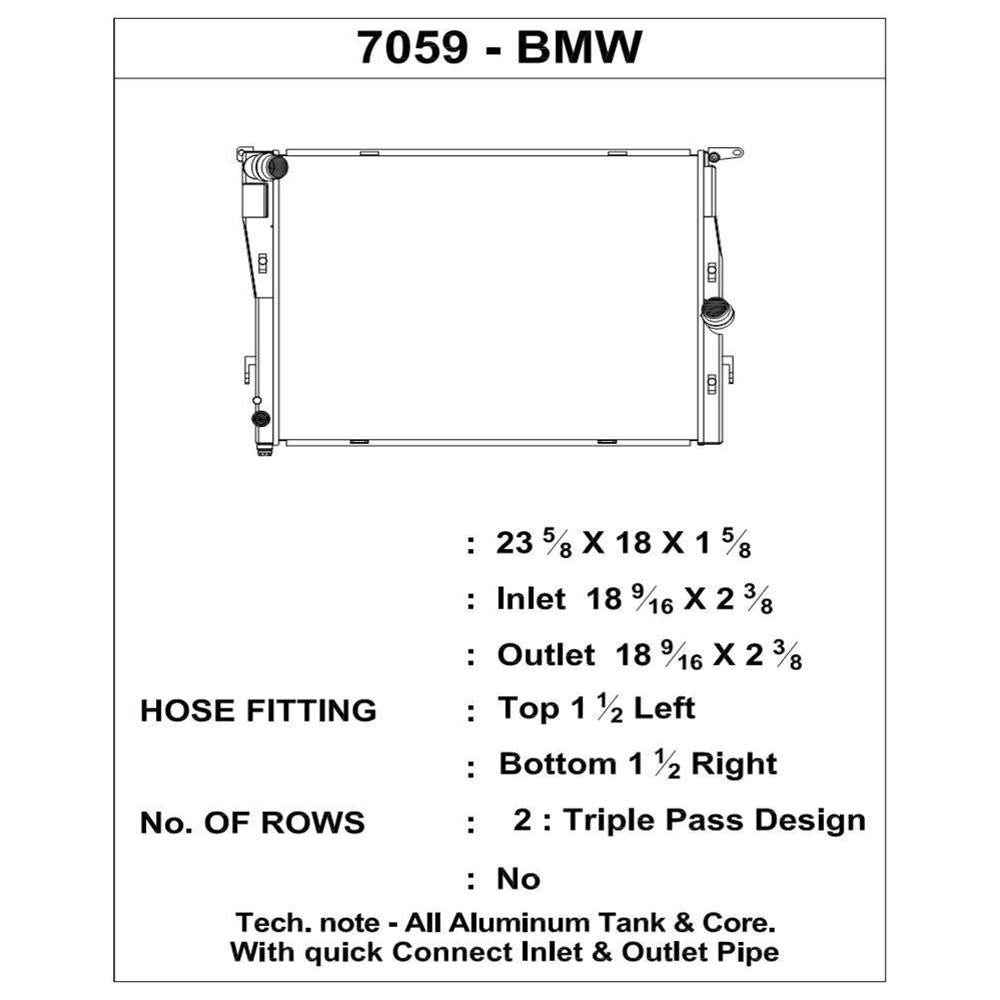 CSF BMW E9X M3 Triple Pass High-Performance All-Aluminum Radiator