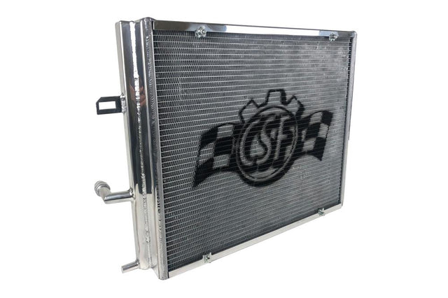CSF BMW F3X/F2X B58/B48 Triple-Pass Heat Exchanger w/ Rock Guard - Silver
