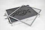 CSF BMW F8X M3/M4 Front Mount Heat Exchanger w/ Rock Guard - Silver