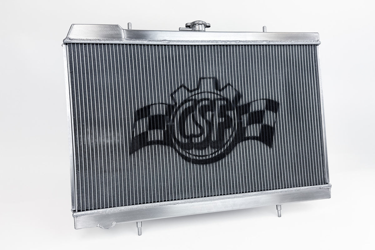CSF High-Performance All-Aluminum Radiator for Nissan R32 Skyline GT-R - Silver