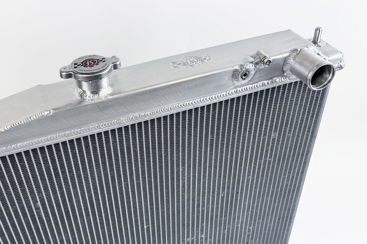 CSF High-Performance All-Aluminum Radiator for Nissan R33 Skyline GT-R - Silver