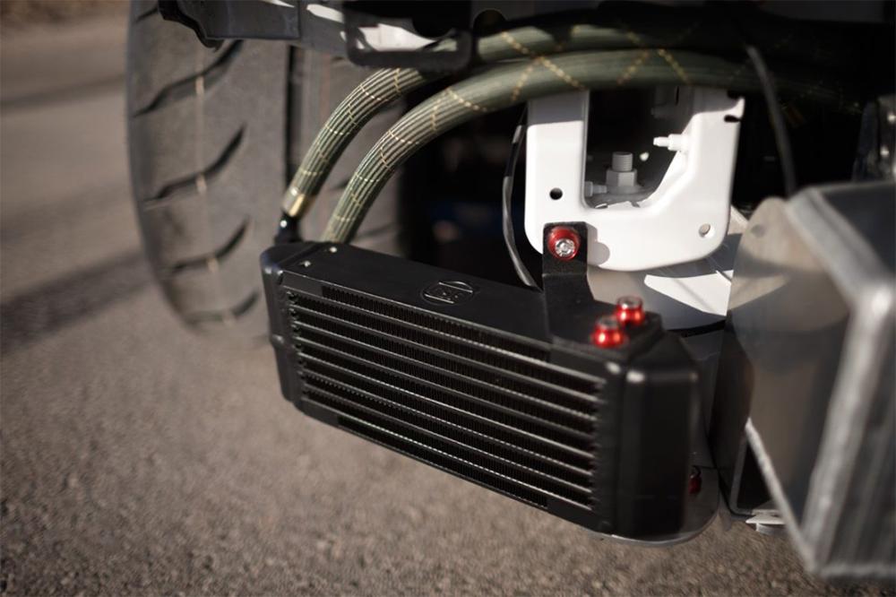 CSF Universal Dual-Pass Oil Cooler - M22 x 1.5 Connections - 13L x 4.75H x 2.16W