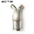 CTS Turbo | 2018+ SQ5 Downpipe with High-Flow Cat