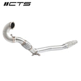 CTS Turbo | Downpipe with High-Flow Cat (MK7 Golf R/Audi S3 8V)