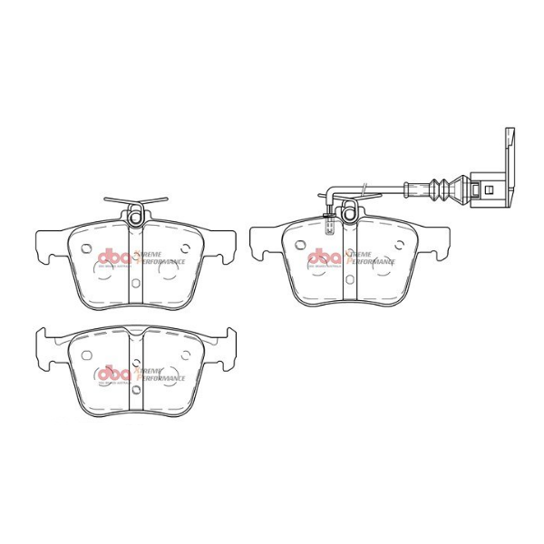 DBA | DB15006XP Xtreme Performance Brake Pads Rear SET (Audi RS3 8V / TTRS 8S) - ModsDirect