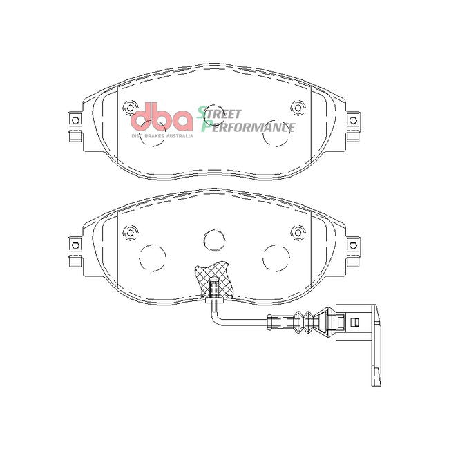 DBA | DB1865SP Street Performance Brake Pads Rear SET - ModsDirect