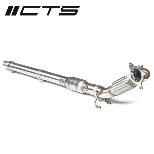 CTS Turbo | Downpipe with High-Flow Cat (MK5/6 GTI, A3 2.0T FWD) - ModsDirect