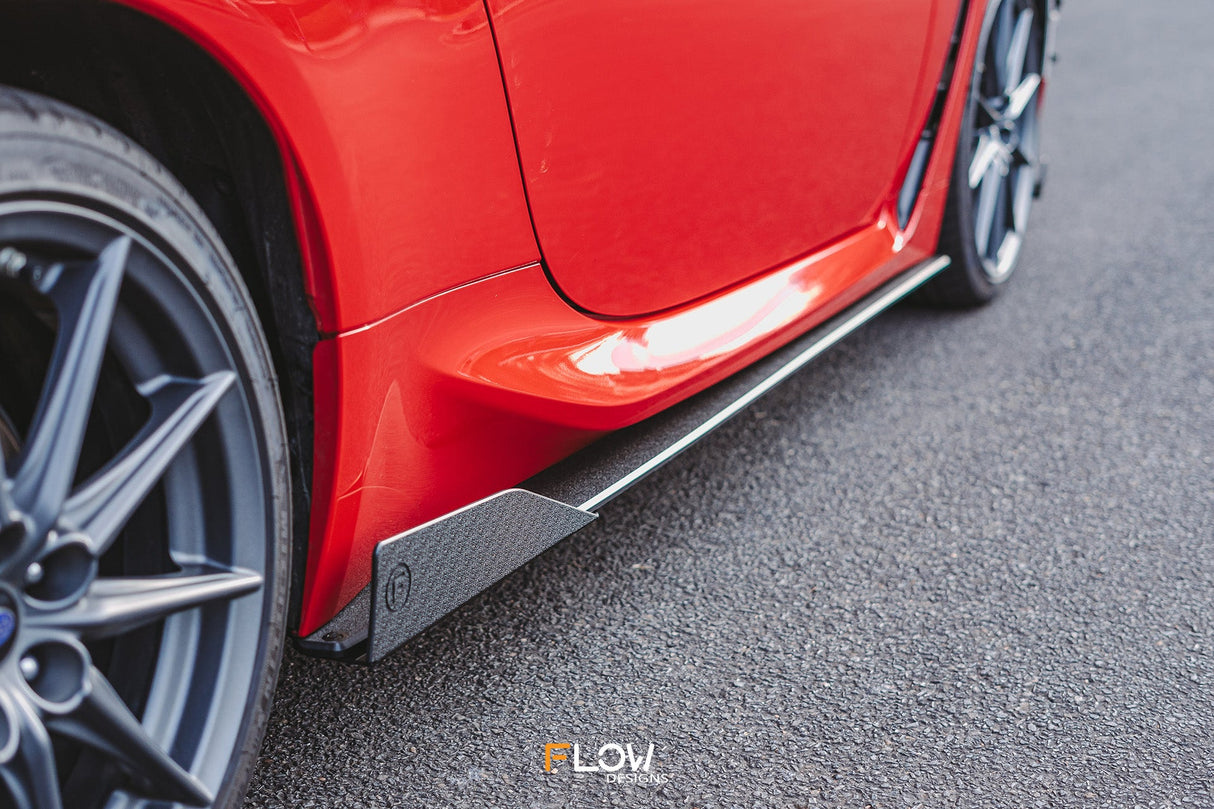 ZD8 BRZ Side Skirt Splitters (TEXTURED: Pair) - ModsDirect