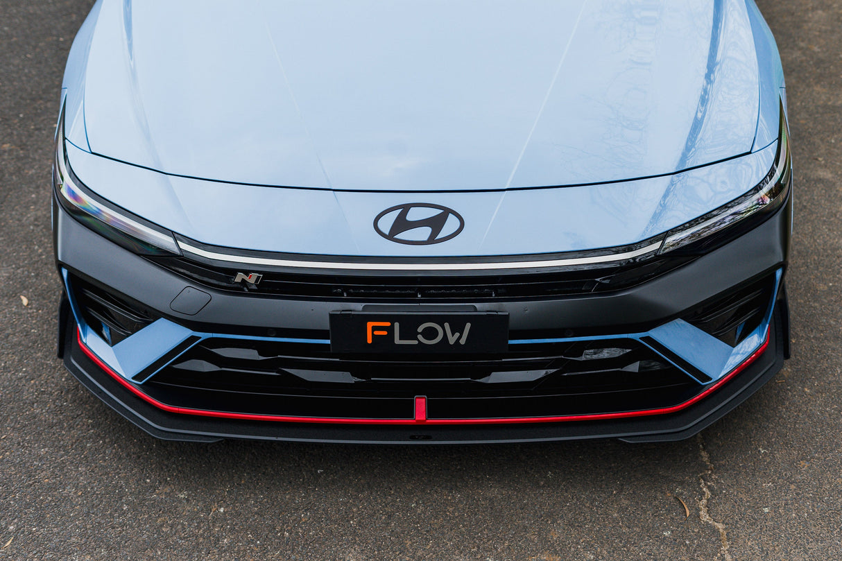CN7 V2 Elantra N Sedan Facelift V2 - 2024 Front Lip Splitter & Mounting Brackets (Pair) - ModsDirect