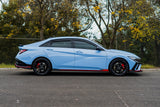 CN7 V2 Elantra N Sedan Facelift V2 - 2024 Side Skirt Splitter Winglets (Pair) - ModsDirect