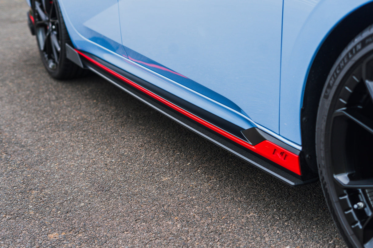 CN7 V2 i30N Sedan FL 2024 Side Skirt Splitters (Pair) - ModsDirect