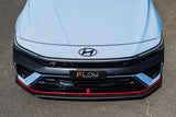 CN7 V2 Elantra N Sedan Facelift V2 - 2024 Front Lip Splitter & Mounting Brackets (Pair) - ModsDirect