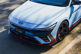 CN7 V2 i30N Sedan FL 2024 Front Lip Splitter Extensions (Pair) - ModsDirect