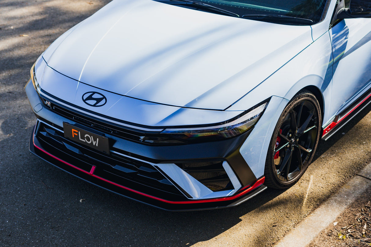 CN7 V2 Elantra N Sedan Facelift V2 - 2024 Front Lip Splitter & Mounting Brackets (Pair) - ModsDirect