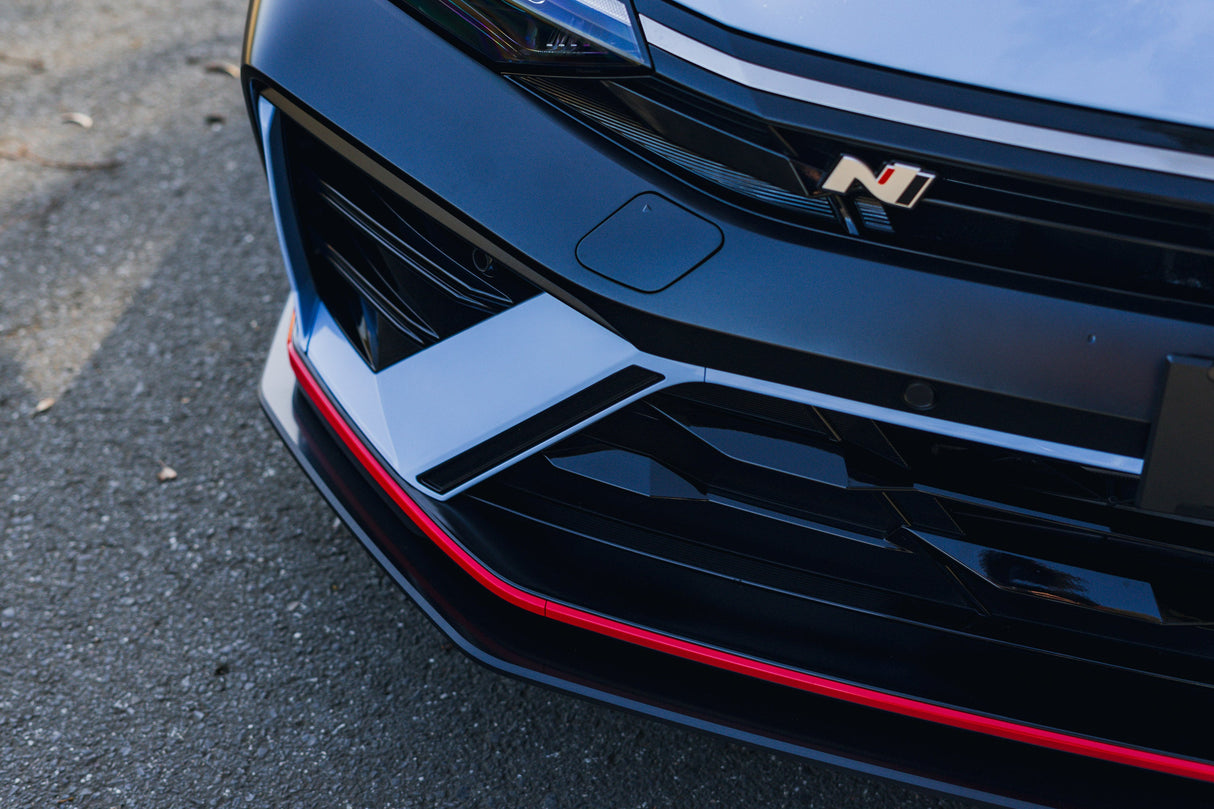 CN7 V2 i30N Sedan FL 2024 Front Lip Splitter & Mounting Brackets (Pair) - ModsDirect