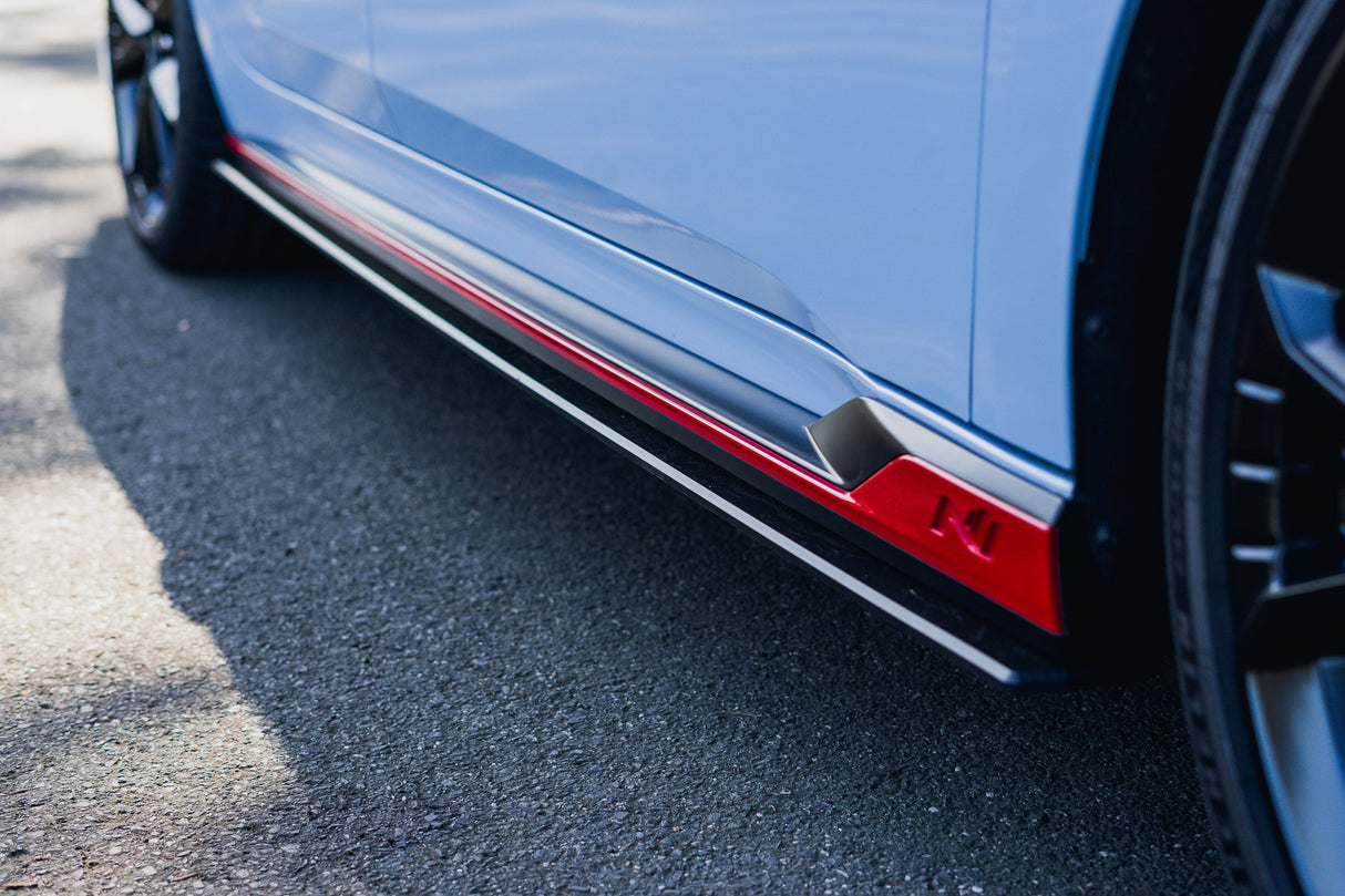 CN7 V2 i30N Sedan FL 2024 Side Skirt Splitters (Pair) - ModsDirect