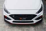 i30N Hatch PDE V6 FL2 2025 Front Lip Splitter & Reinforcement Brackets - ModsDirect
