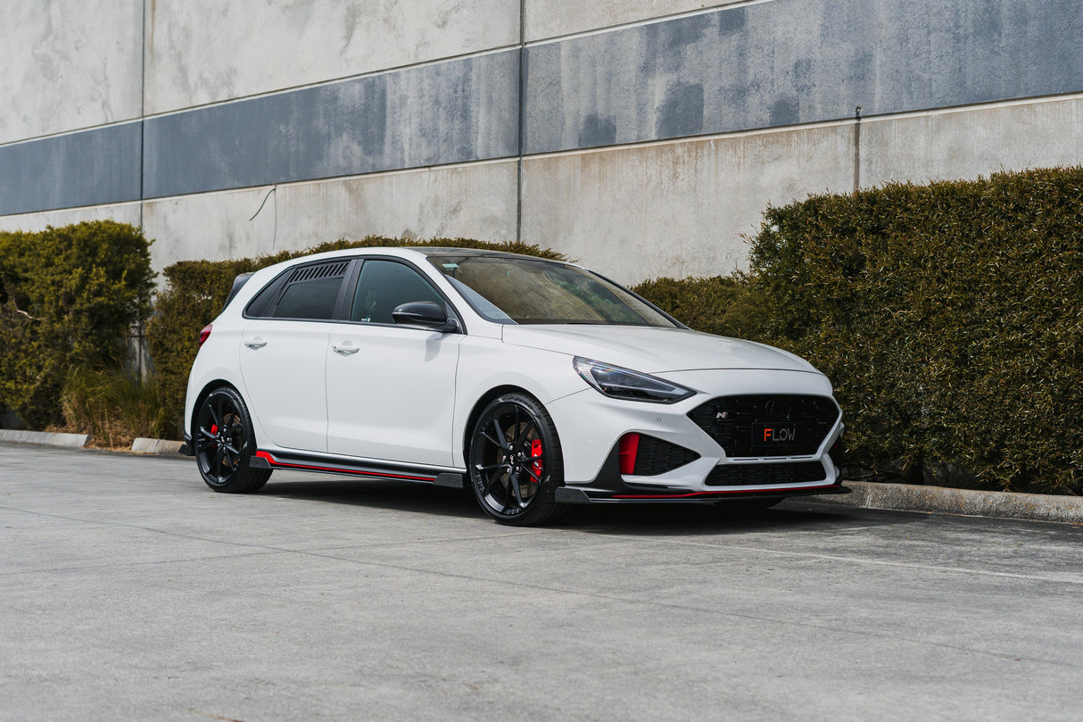 i30N Hatch PDE V6 FL2 2025 Front Lip Splitter & Reinforcement Brackets - ModsDirect