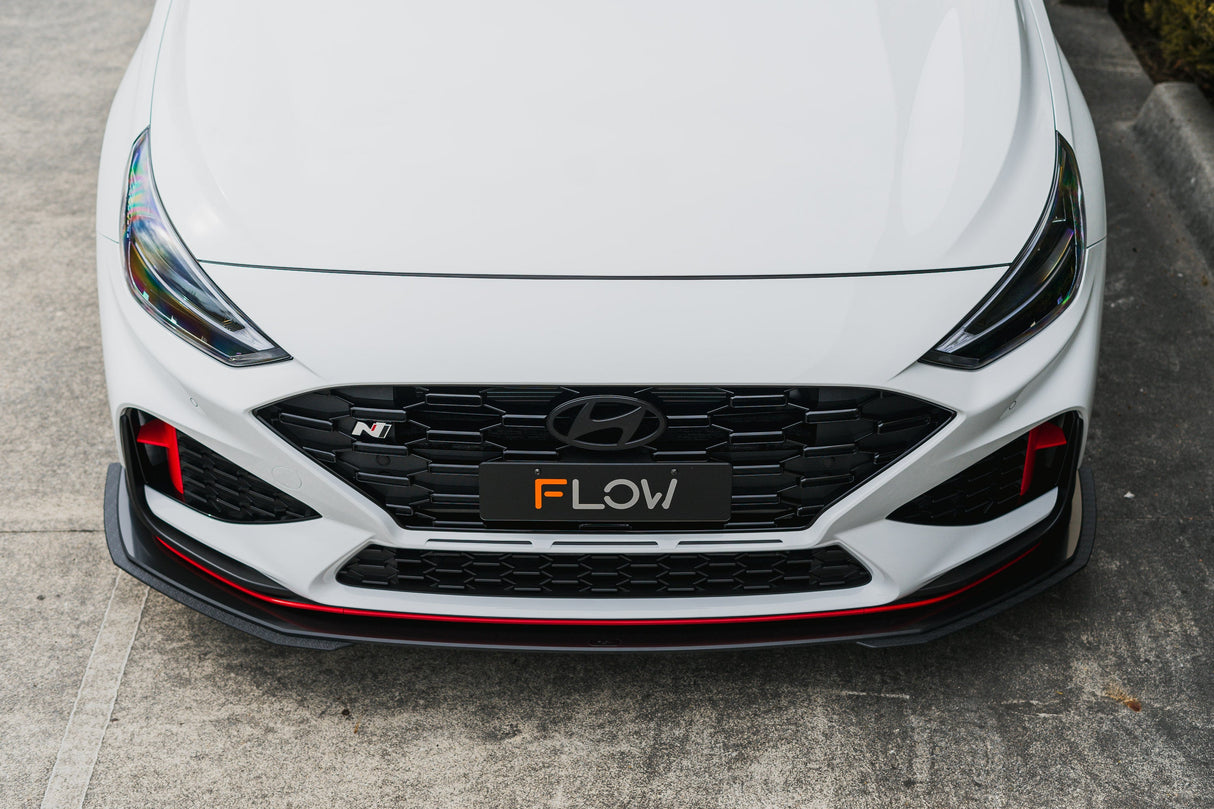 i30N Hatch PDE V6 FL2 2025 Front Lip Splitter Extensions (Pair) - ModsDirect