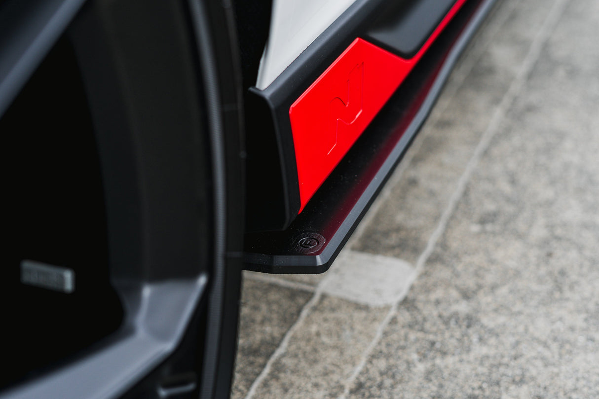 i30N Hatch PDE V6 FL2 2025 Side Skirt Splitters (Pair) - ModsDirect