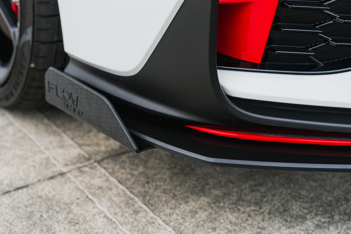 i30N Hatch PDE V6 FL2 2025 Front Lip Splitter Winglets (Pair) - ModsDirect