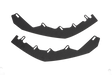 i30N Hatch PDE V6 FL2 2025 Front Lip Splitter Extensions (Pair) - ModsDirect