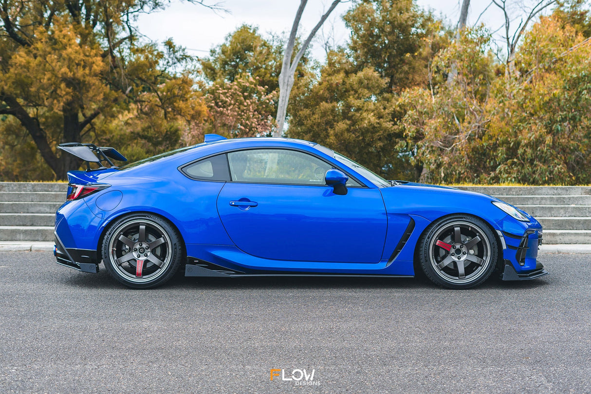 ZD8 BRZ STI Side Skirt Splitters (TEXTURED: Pair) - ModsDirect