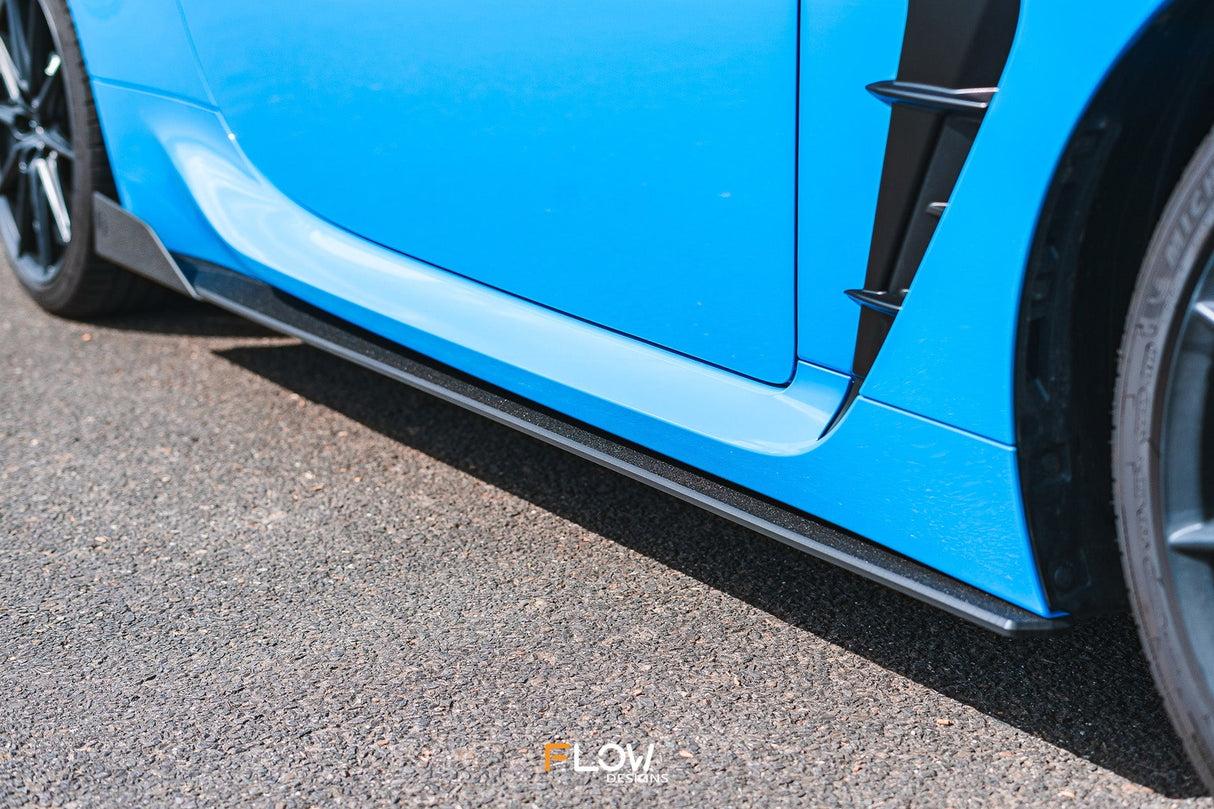 ZN8 GR86 Side Skirt Splitters (TEXTURED: Pair) - ModsDirect