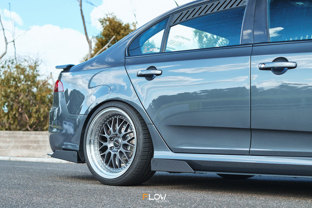 Falcon FGX Side Skirt Splitters (TEXTURED: Pair) - ModsDirect