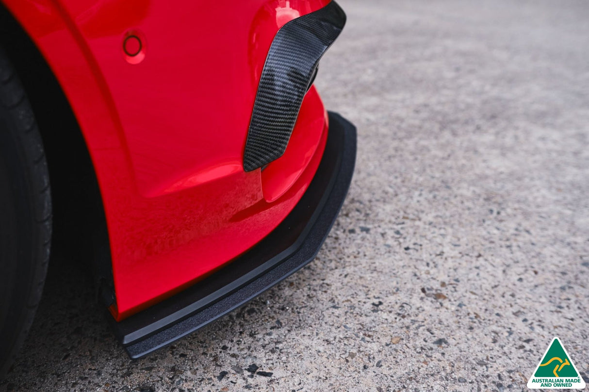 S3 8V Sedan Pre-Facelift Front Lip Splitter Extensions (Pair)
