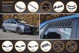 i30 Hatch PD1, PD2 2018-2020 Full Lip Splitter Set with Flow-Lock Rear Diffuser