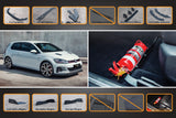 MK7.5 Golf GTI Full Lip Splitter Set with Flow-Lock Rear Diffuser