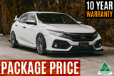 FK4/FK7 Civic RS Hatch PFL Full Lip Splitter Set
