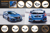 FK8 Civic Type R Full Lip Splitter Set