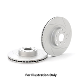 Paragon Performance Rear Brake Rotors - Mitsubishi Evo 5-9 (Brembo) - Sold as Pair