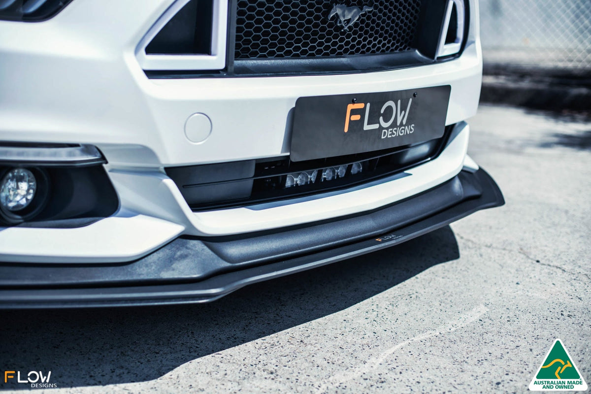 GT Mustang S550 FM Front Lip Splitter Extensions (Pair)
