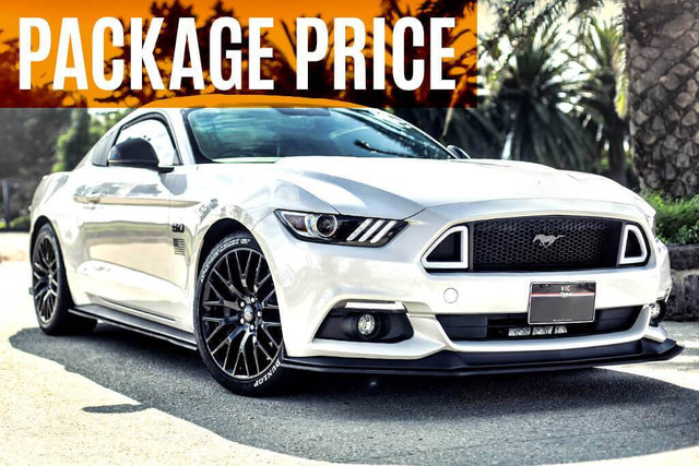 GT Mustang S550 FM Full Lip Splitter Set - No Accessories