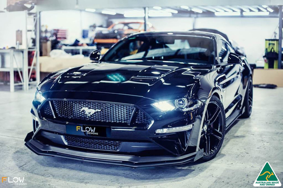 GT Mustang S550 FN Front Splitter Winglets (Pair)