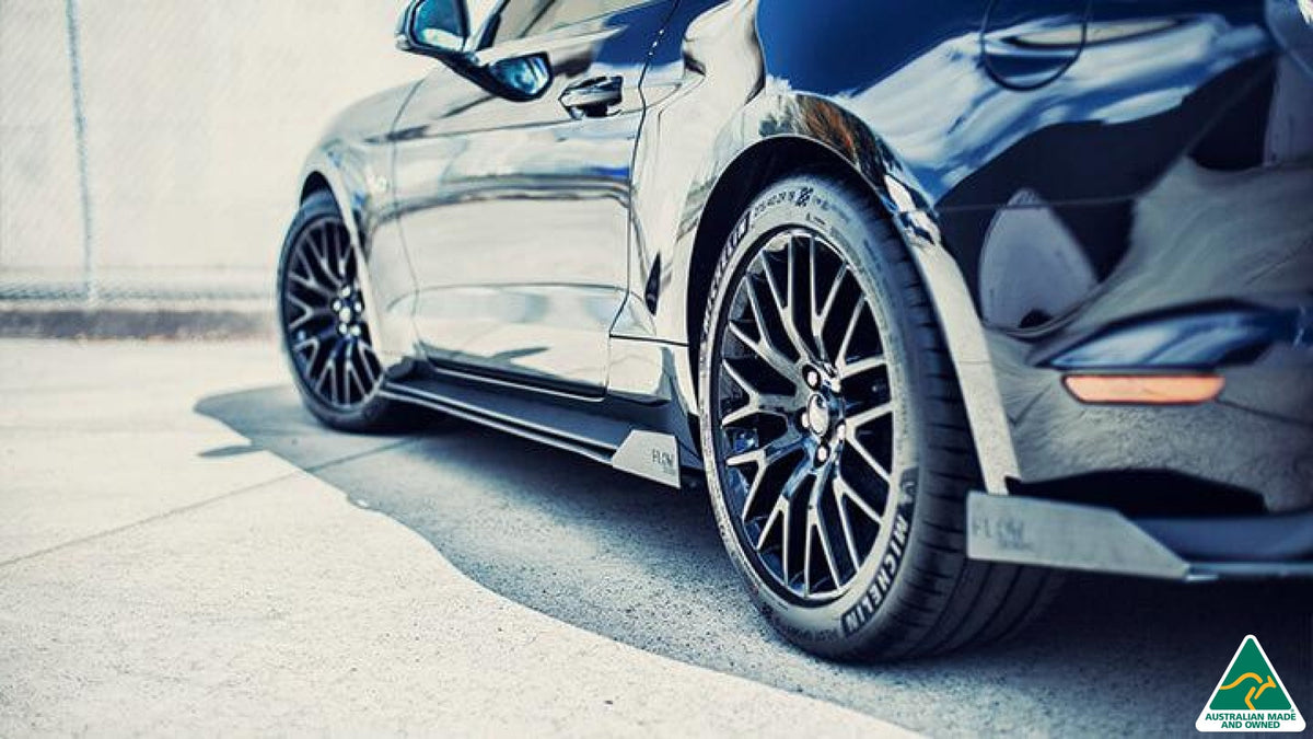 GT Mustang S550 FN Side Skirt Splitter Winglets (Pair)