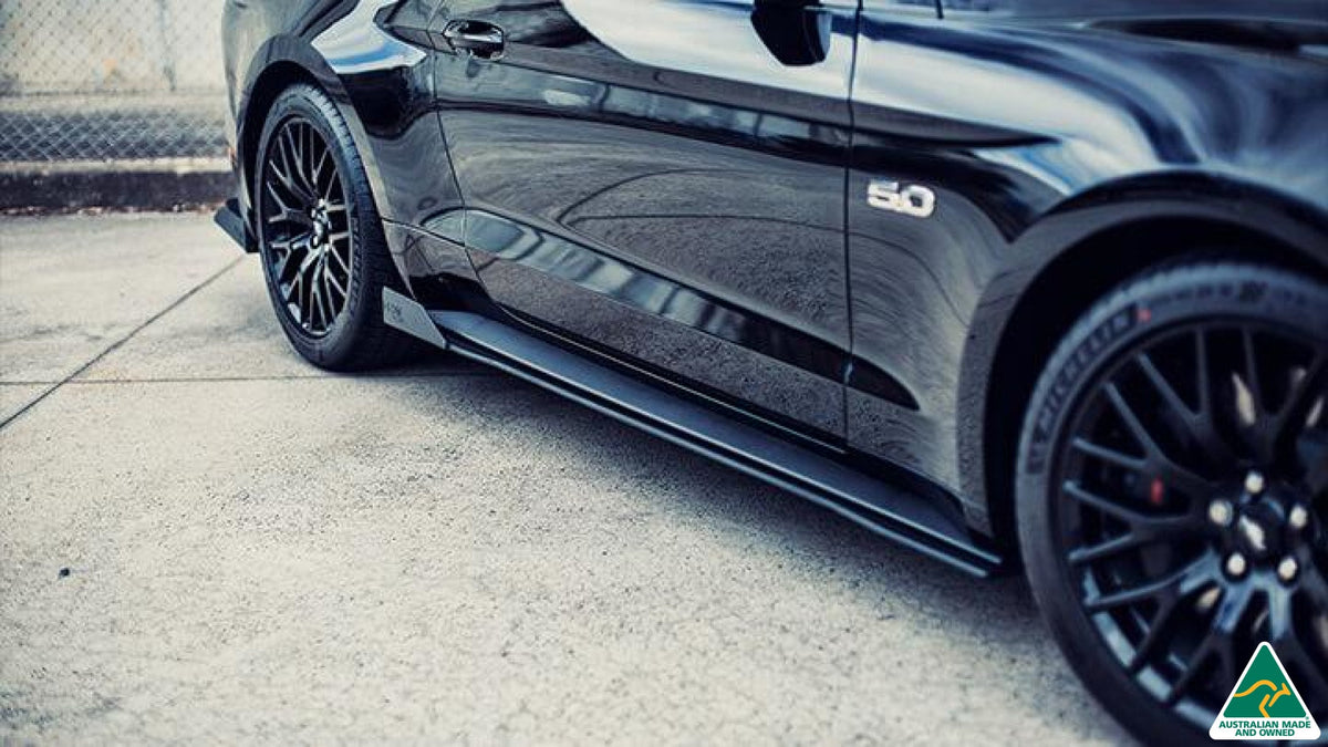 GT Mustang S550 FN Side Skirt Splitter Winglets (Pair)