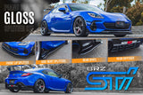 ZD8 BRZ STI Full Lip Splitter Set (GLOSS BLACK) - ModsDirect
