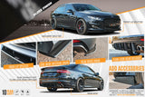 Falcon FGX Full Lip Splitter Set (GLOSS BLACK) - ModsDirect