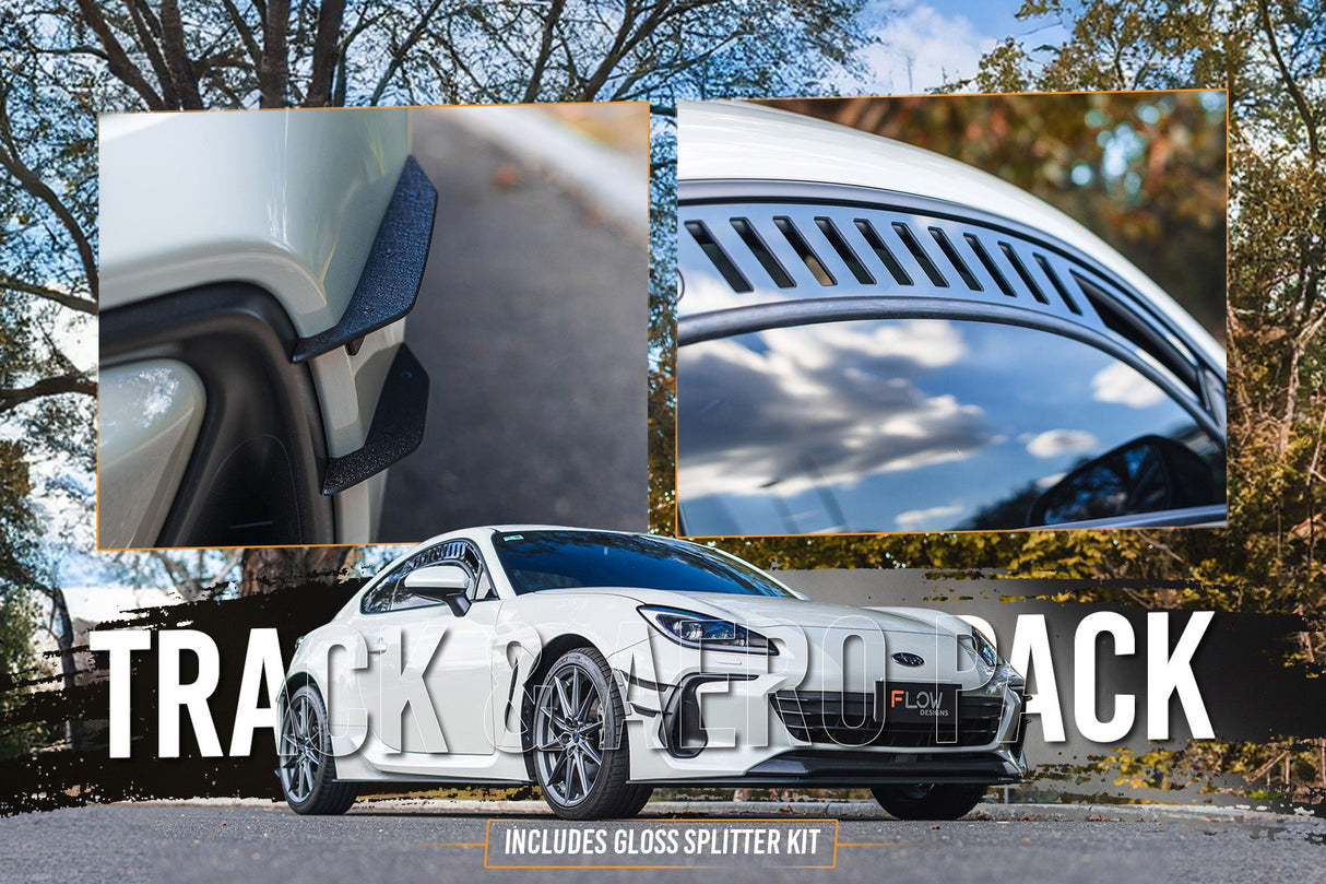 ZD8 BRZ Full Lip Splitter Set (GLOSS BLACK) - ModsDirect