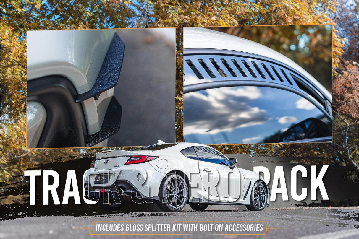 ZD8 BRZ Full Lip Splitter Set (GLOSS BLACK) - ModsDirect