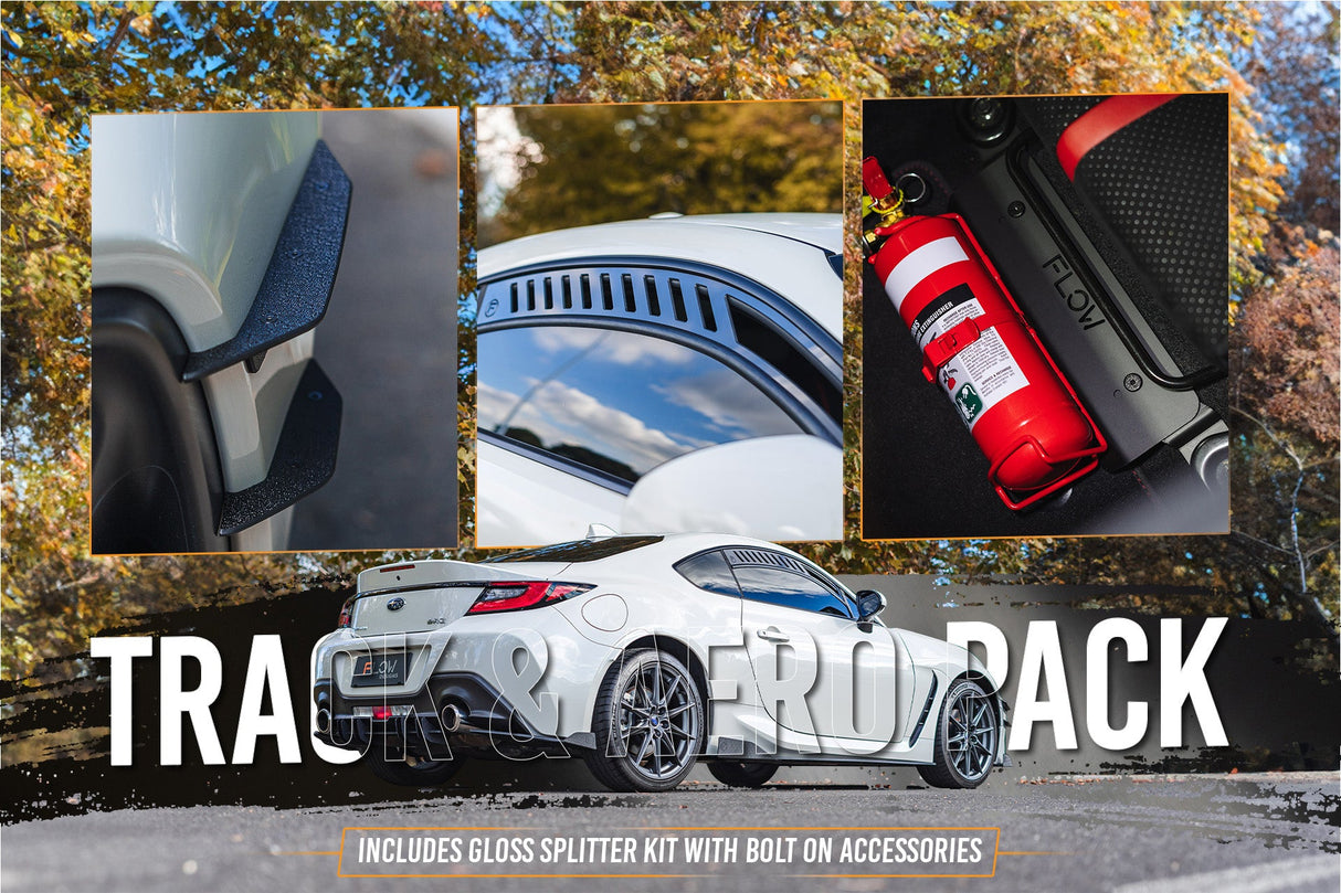 ZD8 BRZ Full Lip Splitter Set (GLOSS BLACK) - ModsDirect