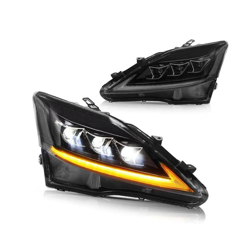 Vland | LEXUS IS250 IS350 ISF SEQUENTIAL LED HEADLIGHTS (2006-2013) - ModsDirect