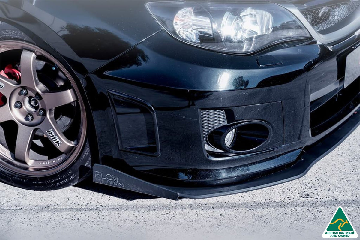 Impreza WRX / STI G3 Sedan FL Front Lip Splitter Winglets (Pair)