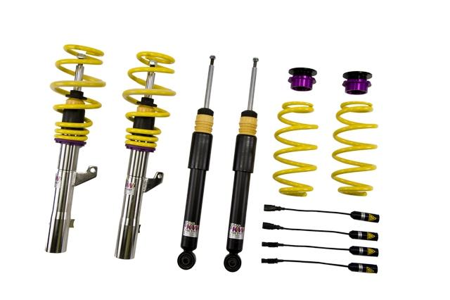KW Coilover Kit V1 for 03/2003+ Audi A3 Sportback (8PA) w/ Deactivation For Electronic Dampers - ModsDirect